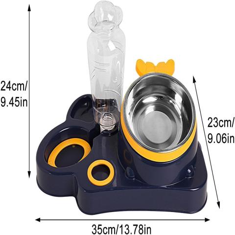 Cat Food and Water Bowl all in one