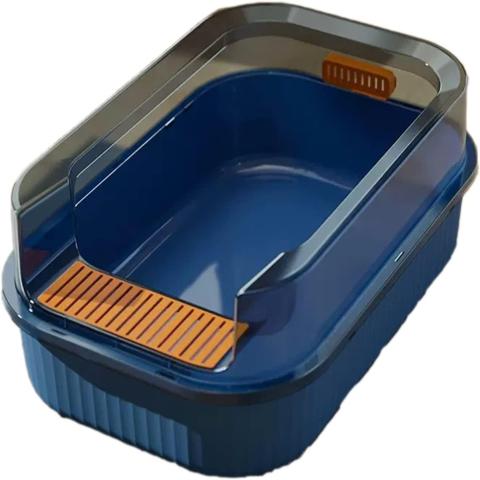 Cat Litter Box Semi-enclosed Sandbox Big Space