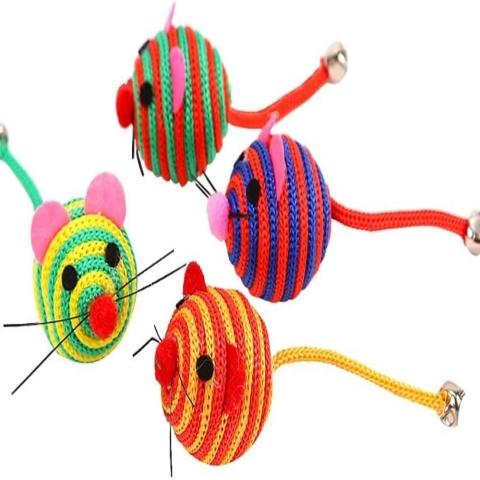 Cat toy winding mouse