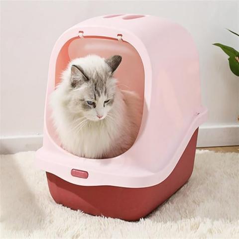 Fully Enclosed Litter Box with Scoop & Large Opening 45cm
