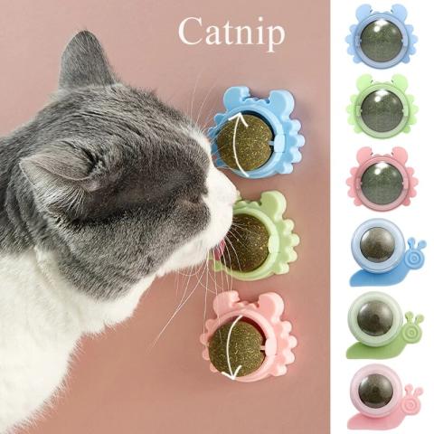 Cat Crab Catnip Ball Toy Contail
