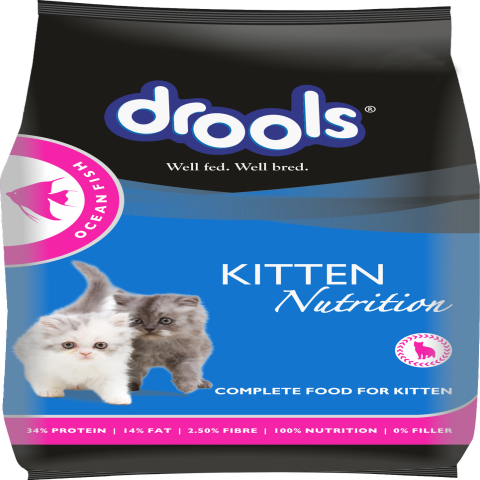 Drools Kitten (1-12 Months) Dry Cat Food Ocean Fish 3kg
