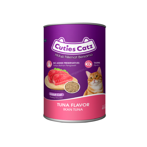 Cuties Catz Wet Can Cat Food Tuna 400g