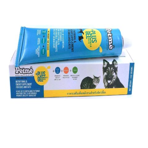 Petme Plus Gel – Nutritional & Energy Supplement for Cats & Dogs (30g)