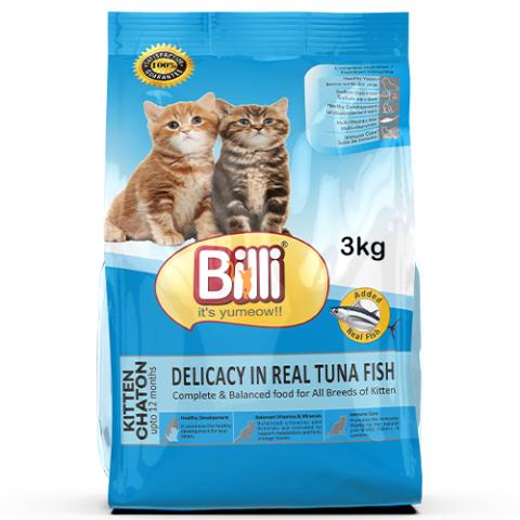 Billi Kitten Dry cat food real Tuna 3kg