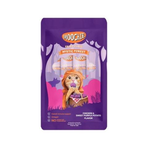 Moochie Fairy Puree Treat Chicken & Purple Sweet Potato Flavor 15gx5