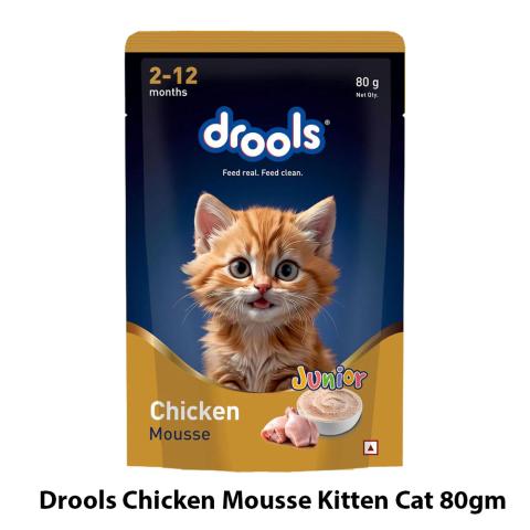 Drools Chicken Mousse Kitten Cat 80gm